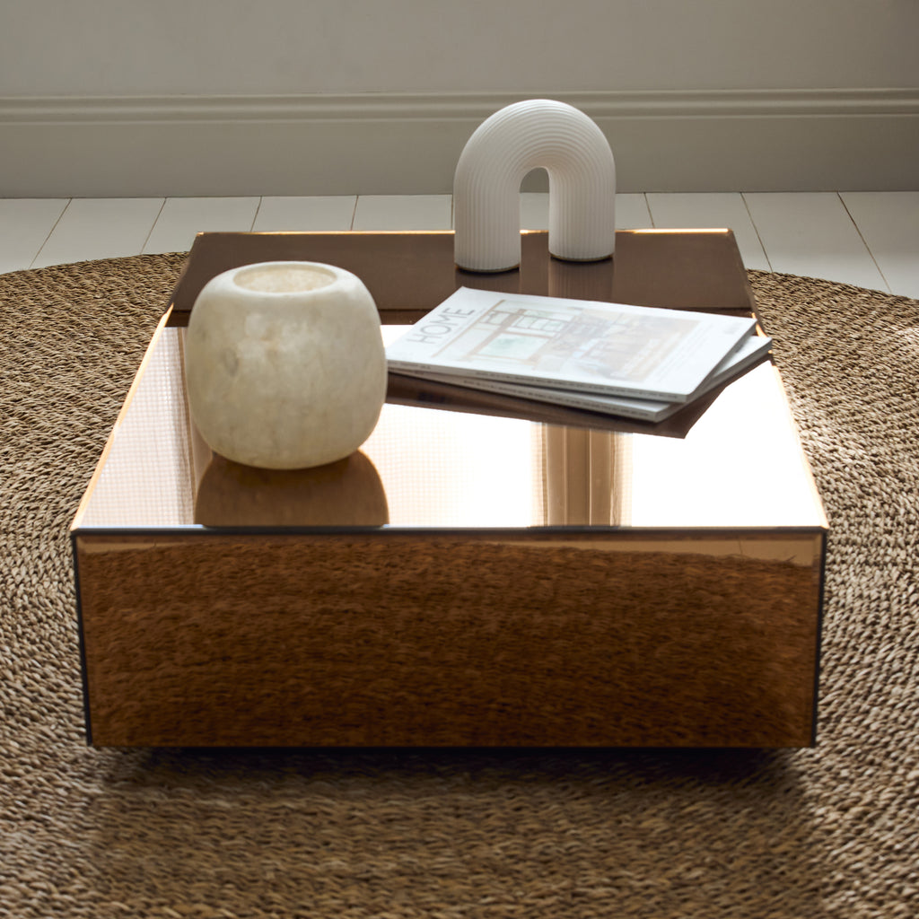 Table basse miroir Ambré