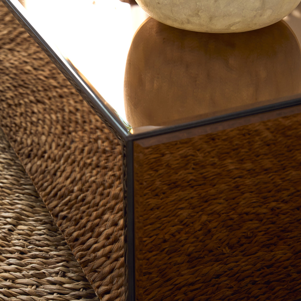 Table basse miroir Ambré