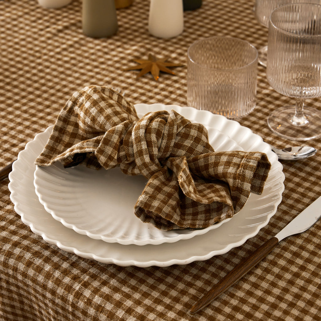 Serviettes / sets de table - Vichy Terracotta