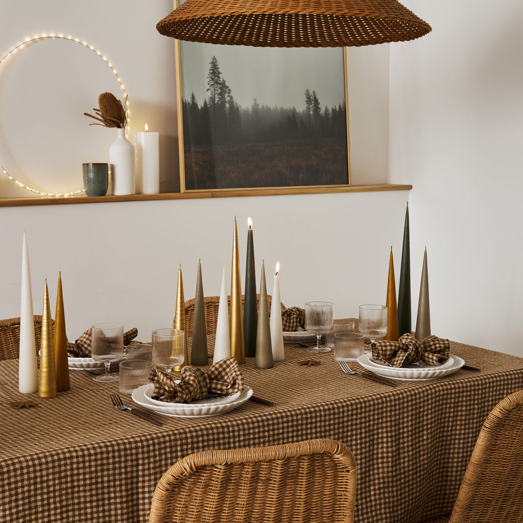 Serviettes / sets de table - Vichy Terracotta