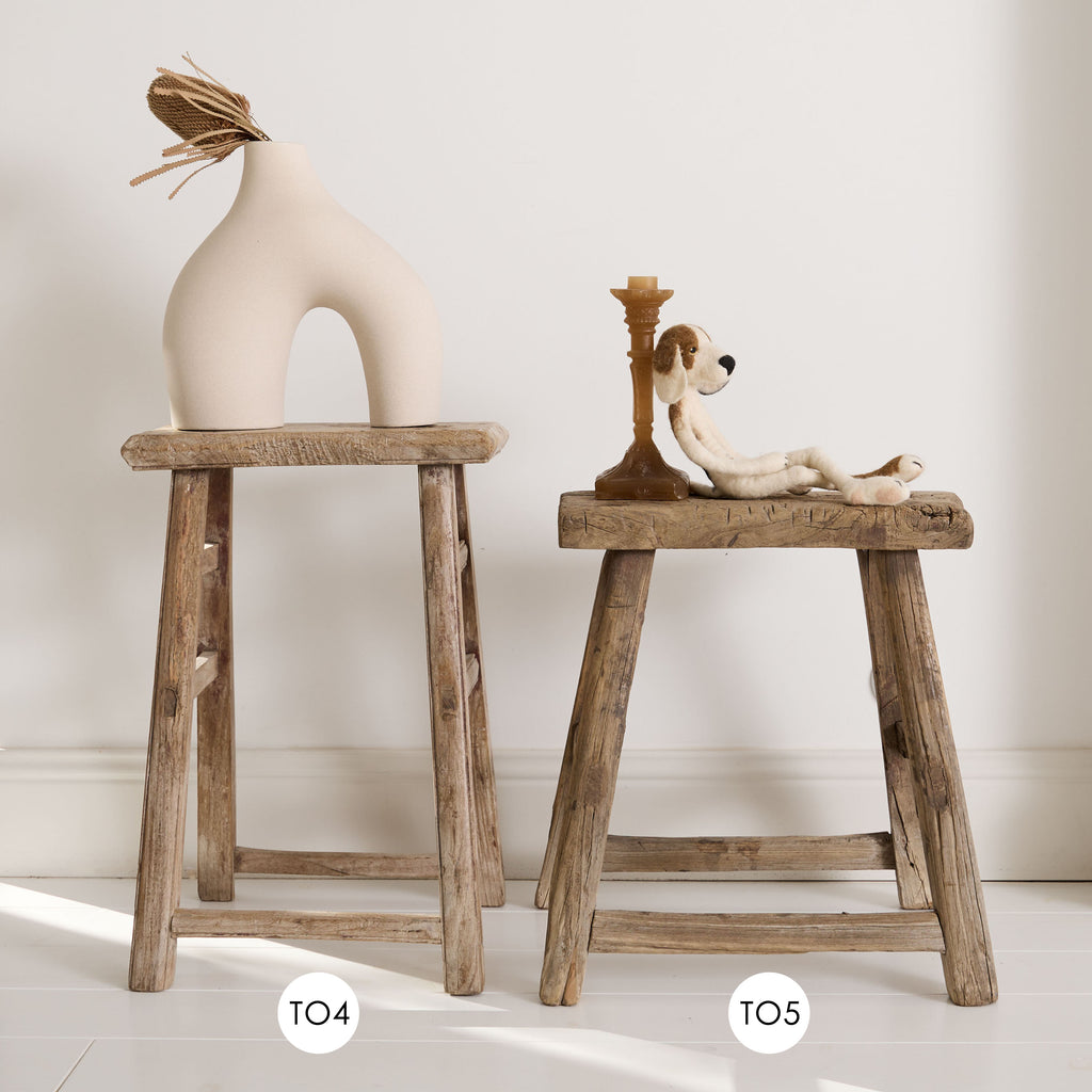 Tabouret en bois