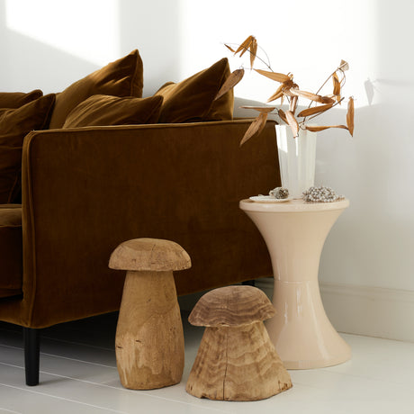 Tabouret en métal émaillé - Crème ou Kaki