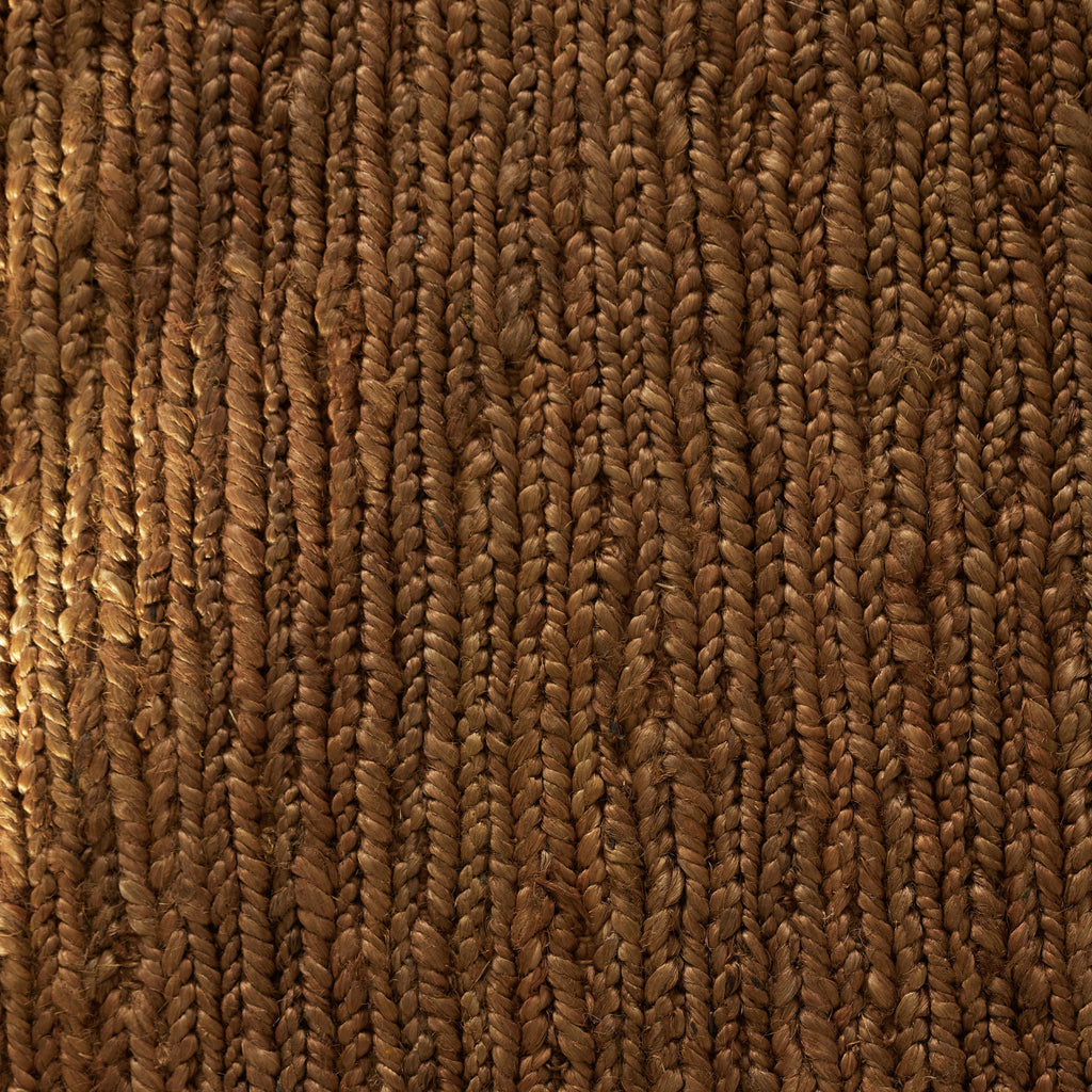 Petit tapis tressé en chanvre Café