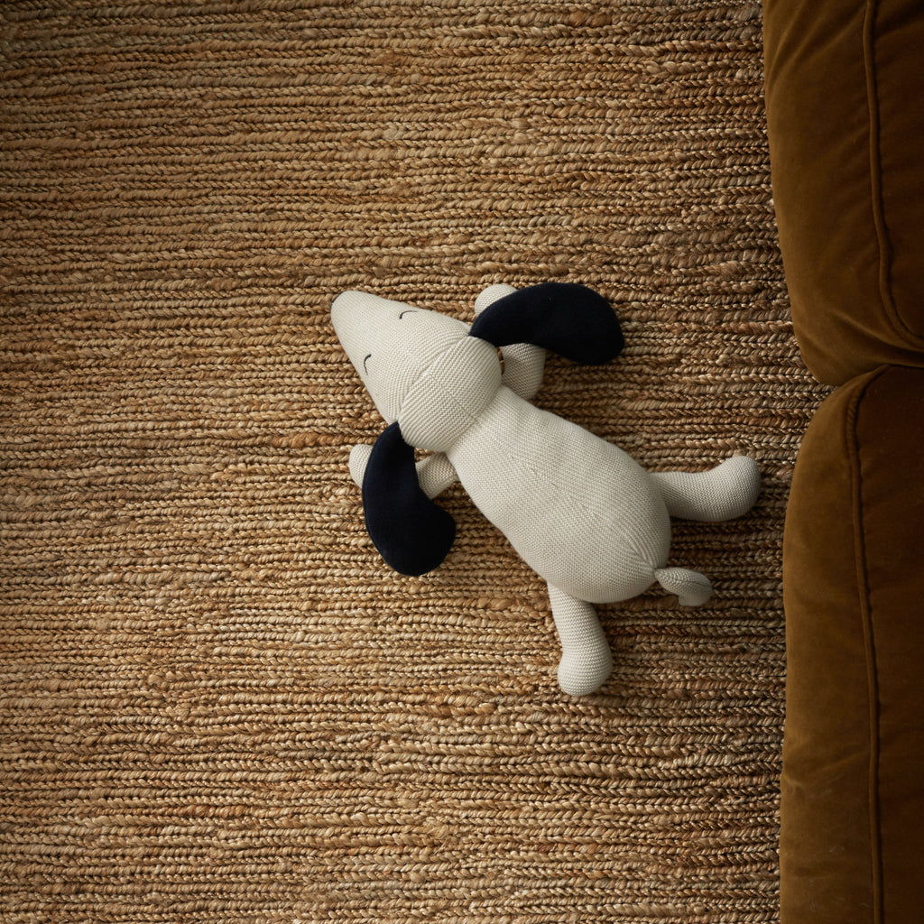 Tapis tressé en chanvre