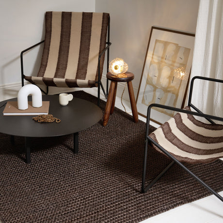 Tapis chanvre à chevrons