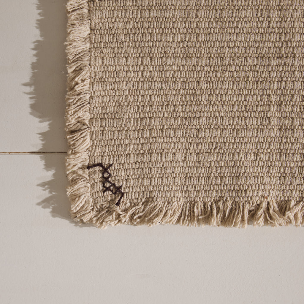 Grand tapis en coton, 4 coloris