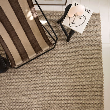 Tapis en laine chevrons