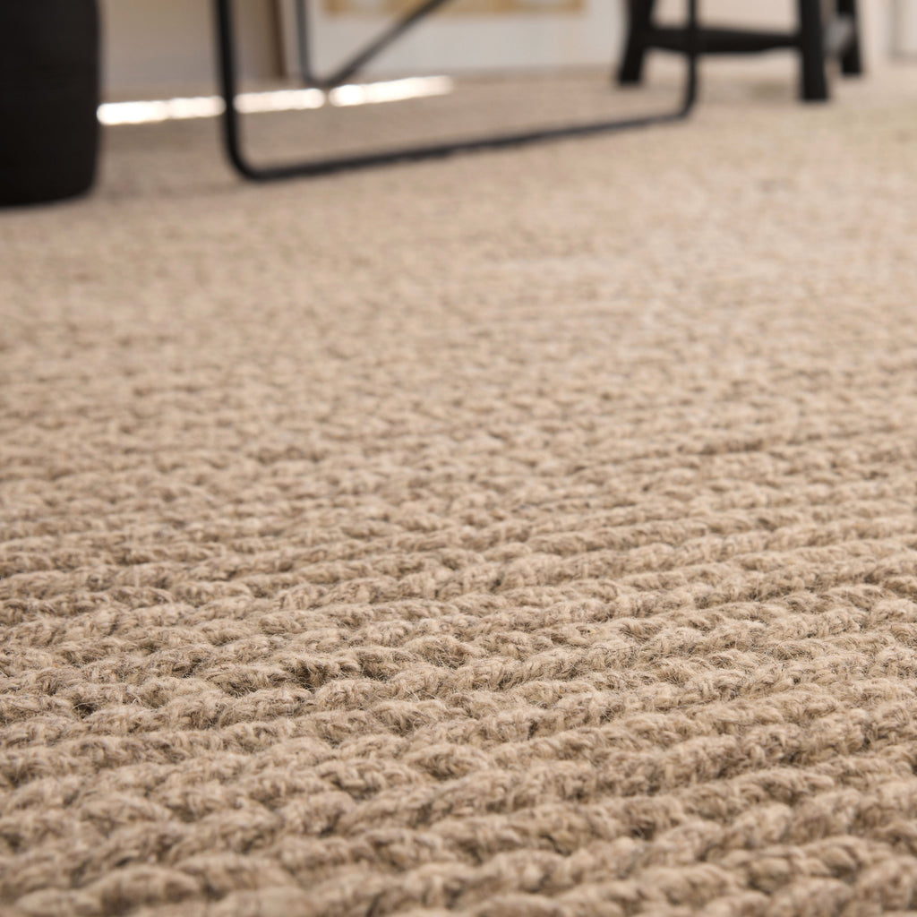 Tapis en laine chevrons