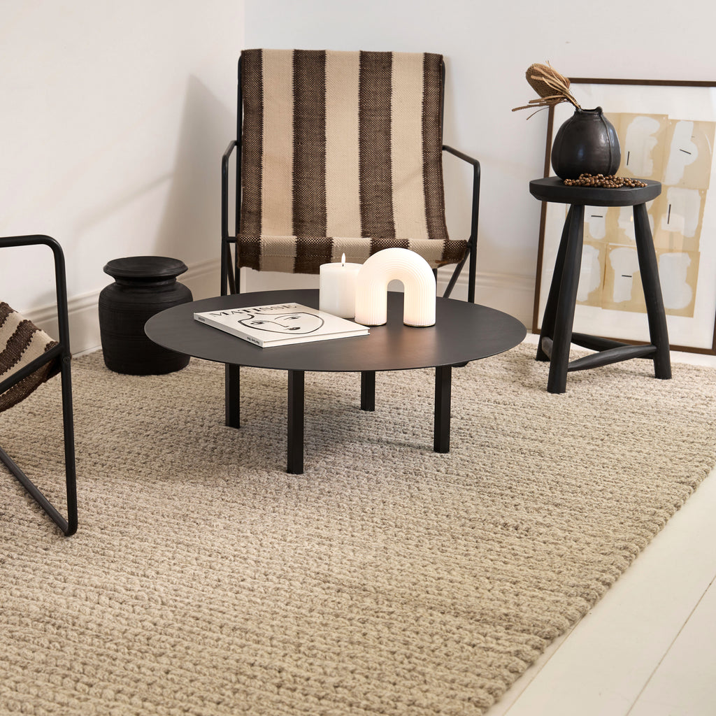 Tapis en laine chevrons