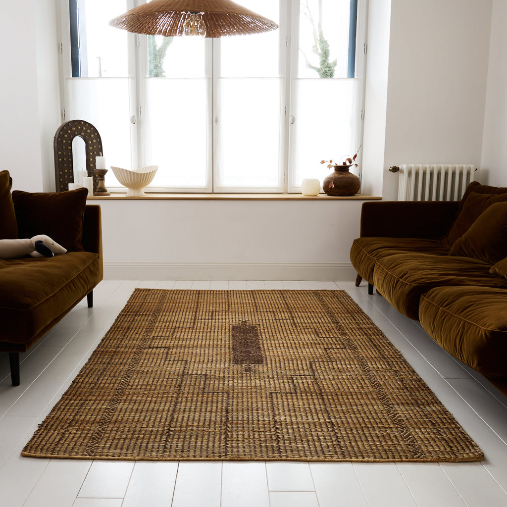 Tapis jute et coton