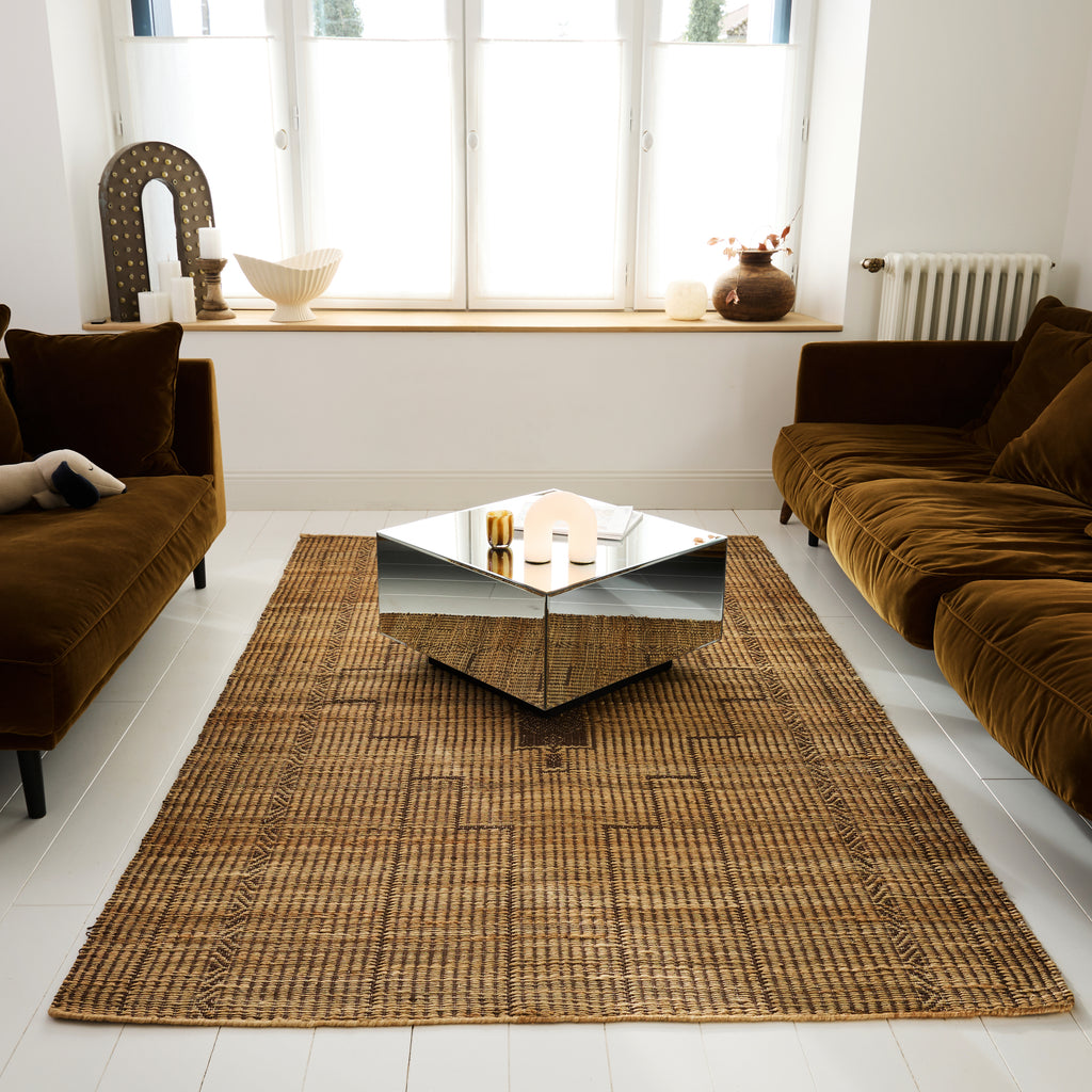Tapis jute et coton