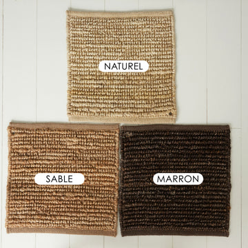 Lot de 3 échantillons matière tapis
