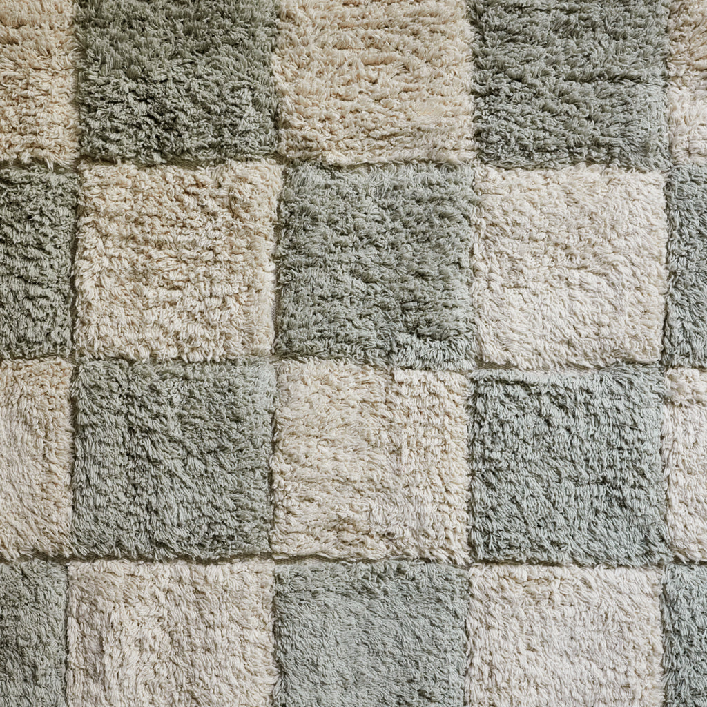 Tapis à carreaux Bleu vert