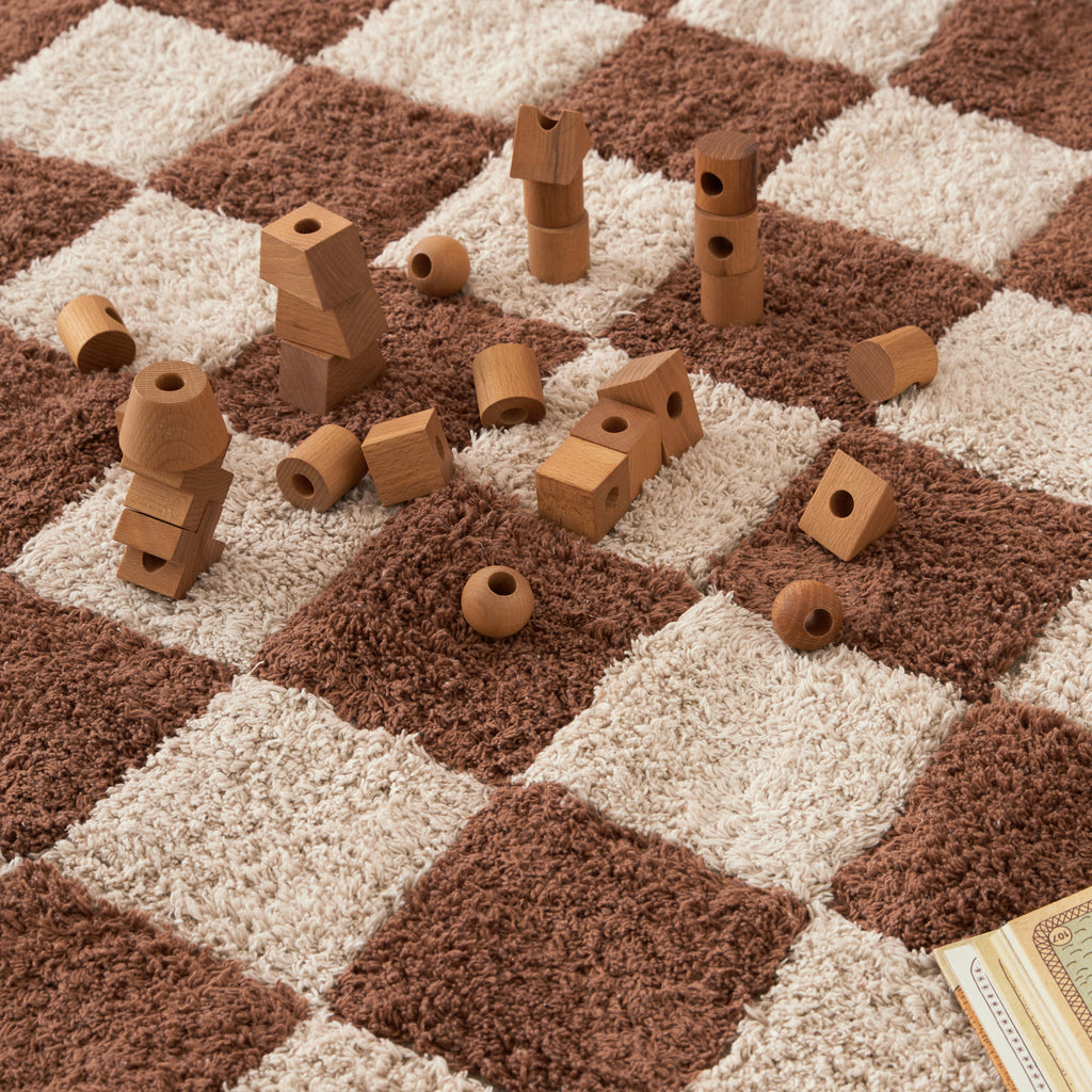Tapis à carreaux Terracotta