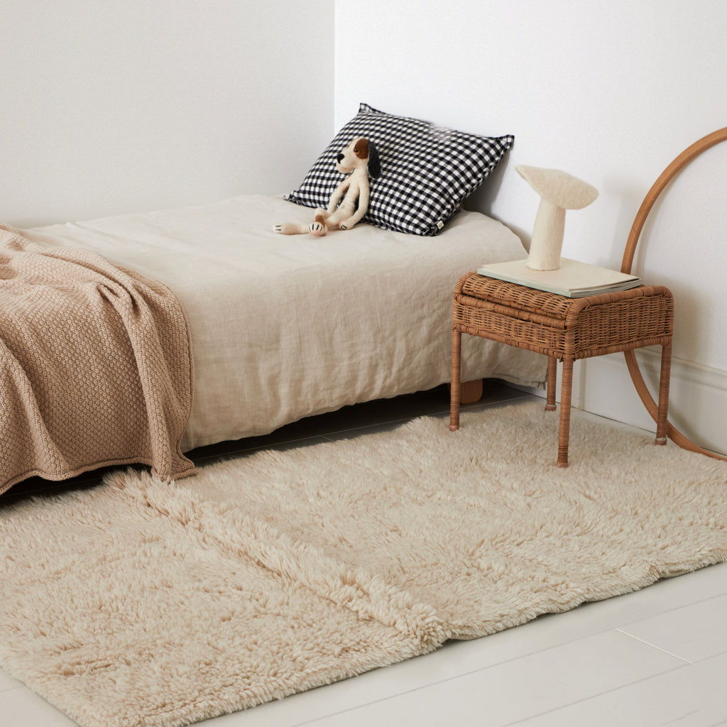 Petit tapis en laine Ligne