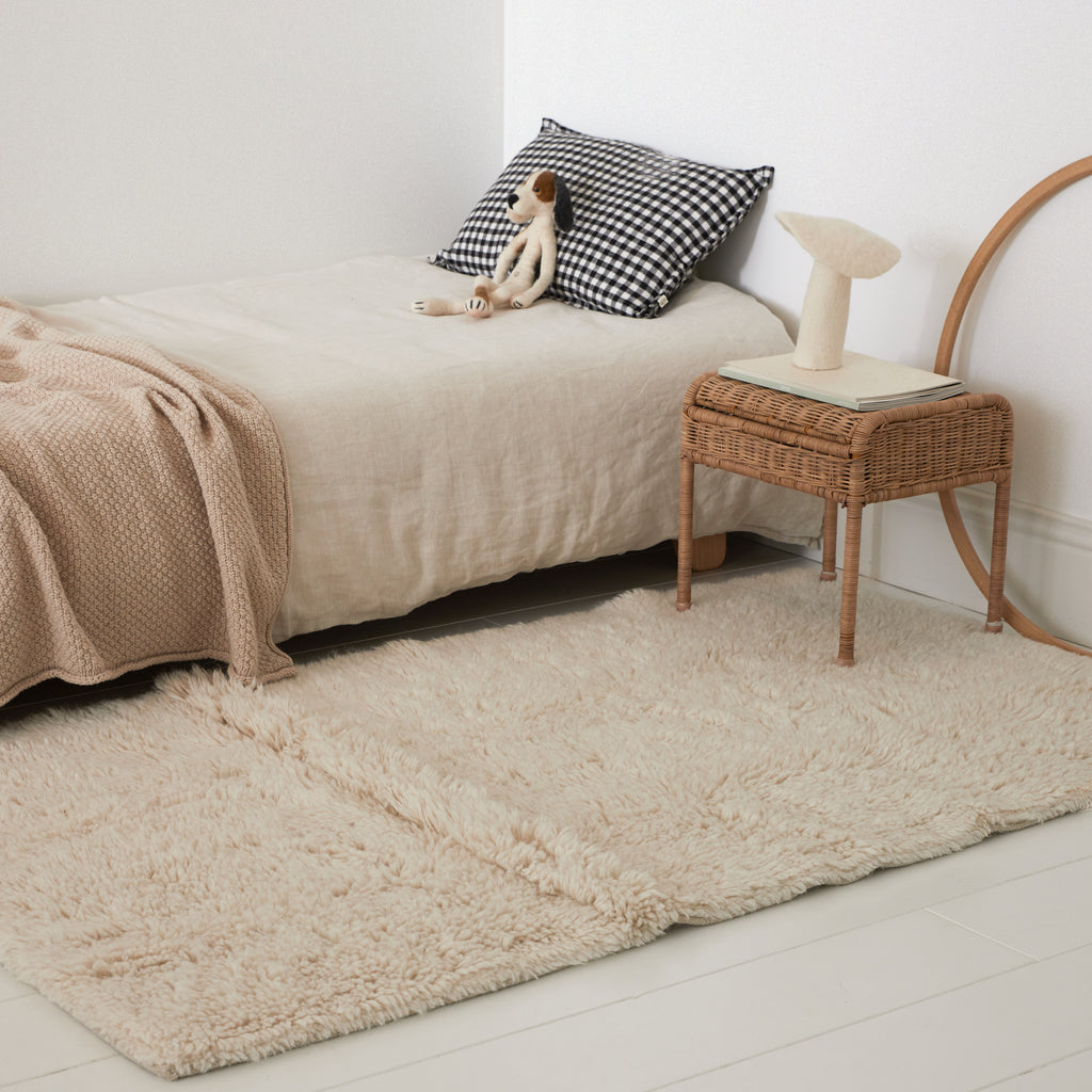 Petit tapis en laine Ligne