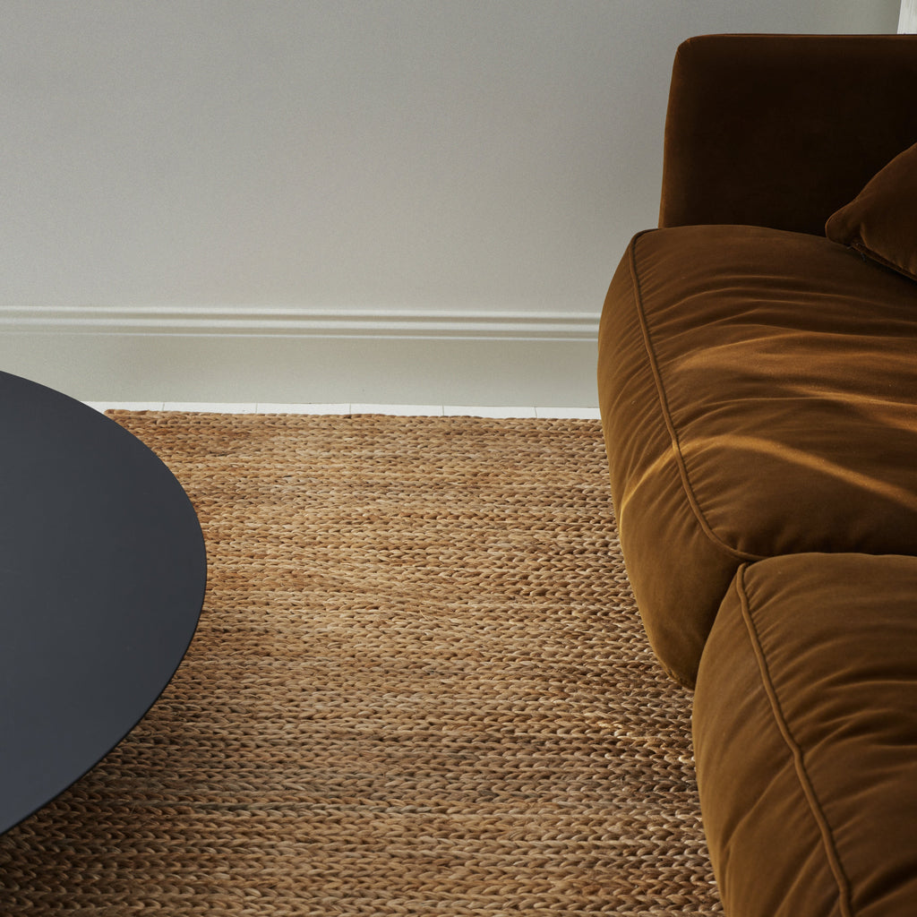 Tapis chanvre à chevrons