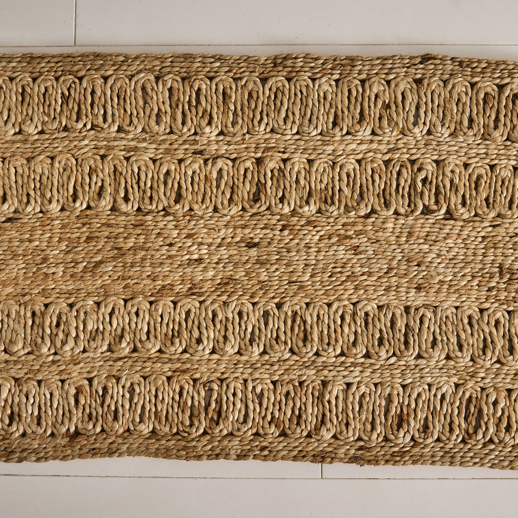 Tapis ovale en jute