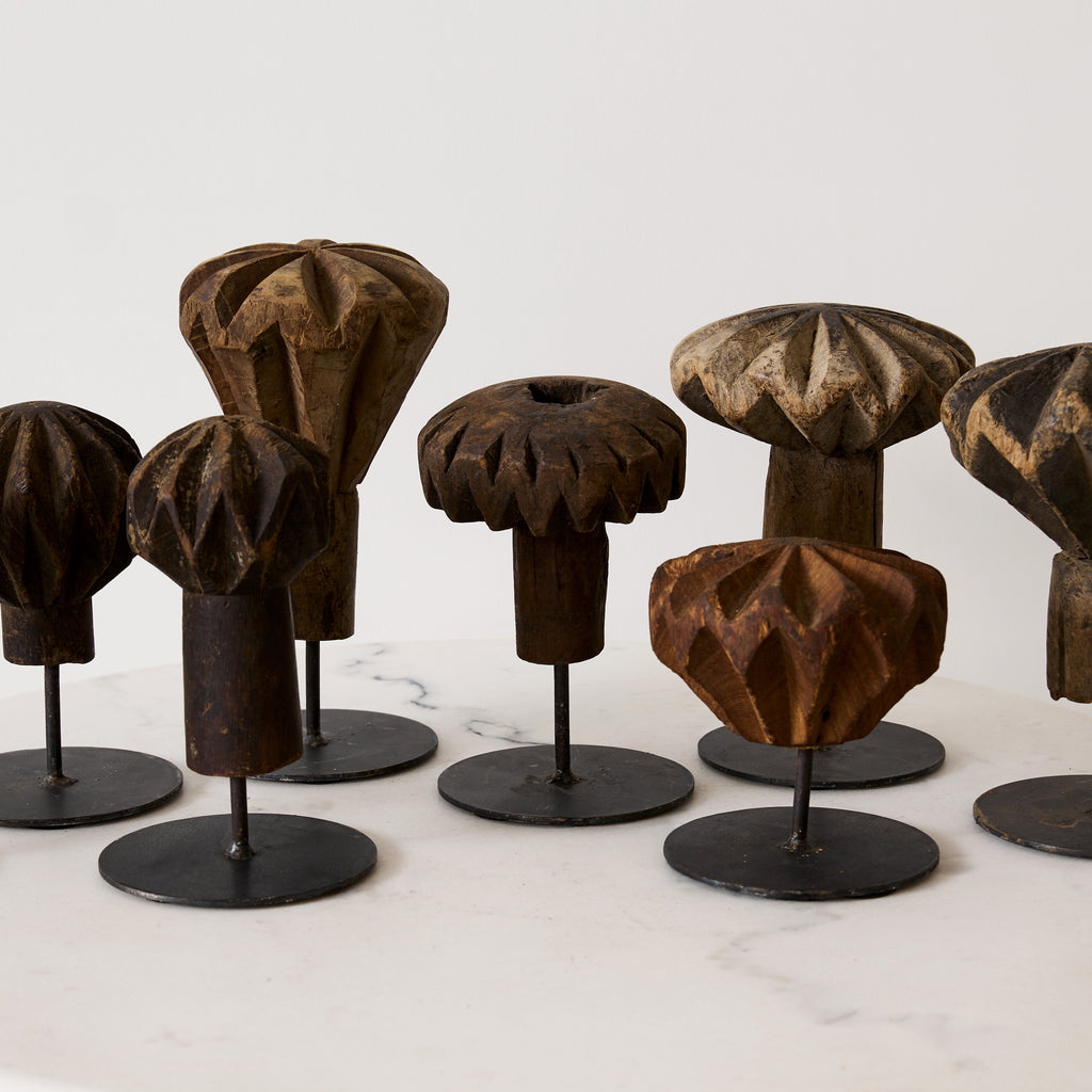 Totem en bois vintage