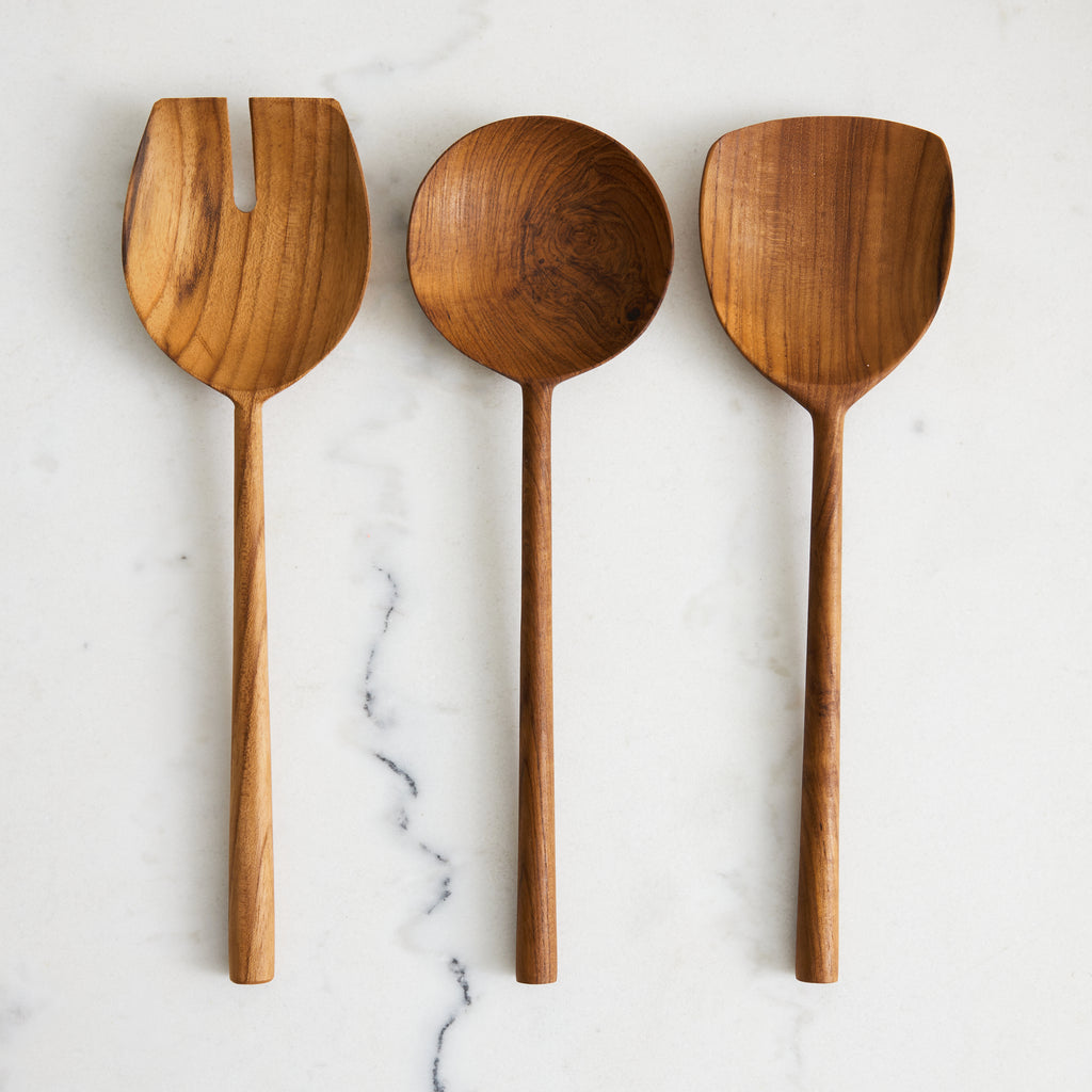 Set de 3 spatules en bois