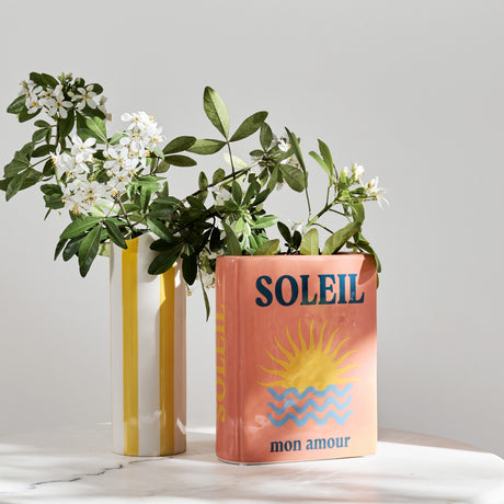 Vase rayé
