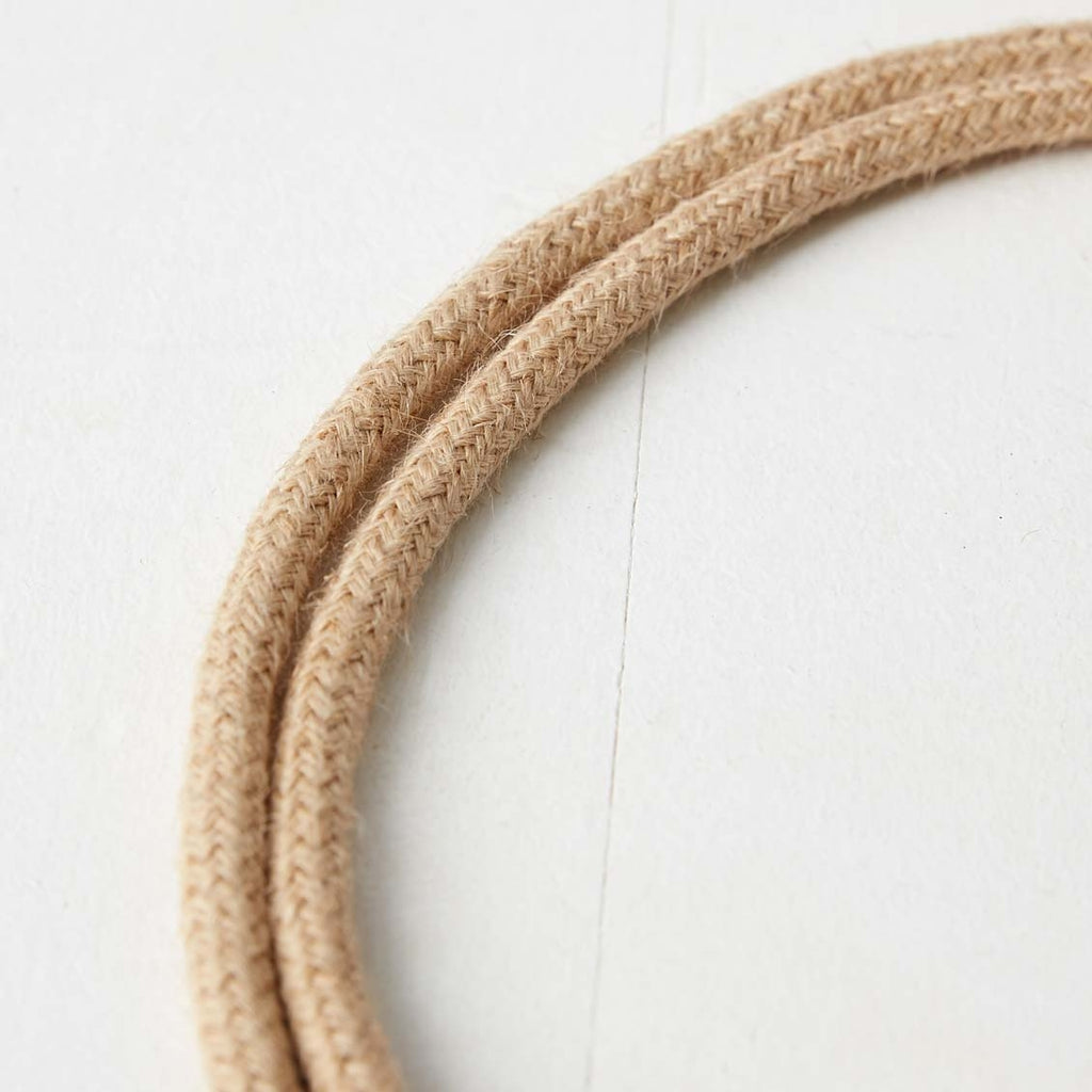Câble électrique en jute