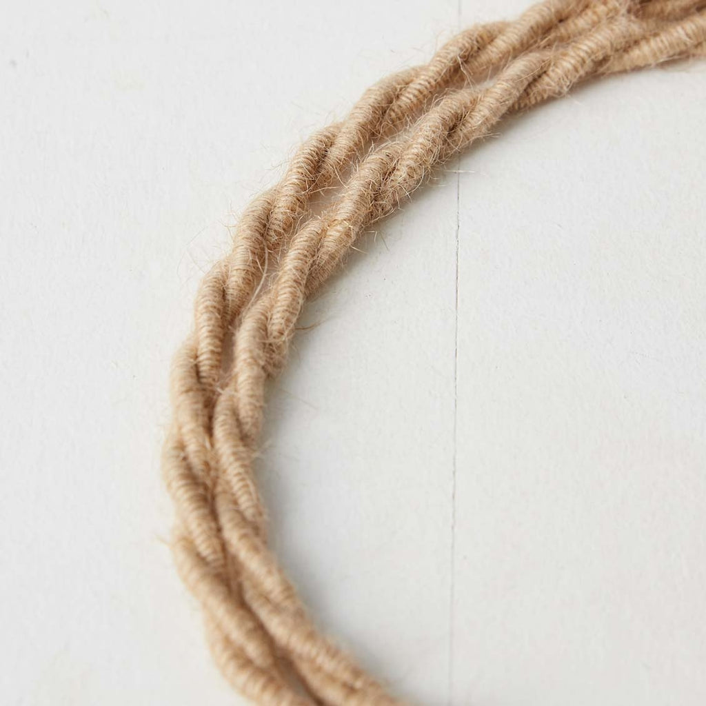 Câble électrique en jute