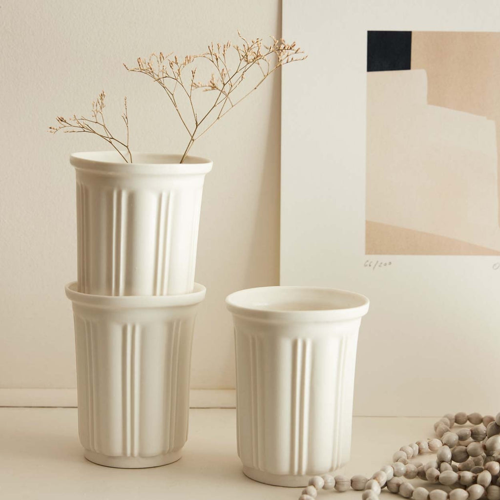 Gobelet en porcelaine Gobelet blanc