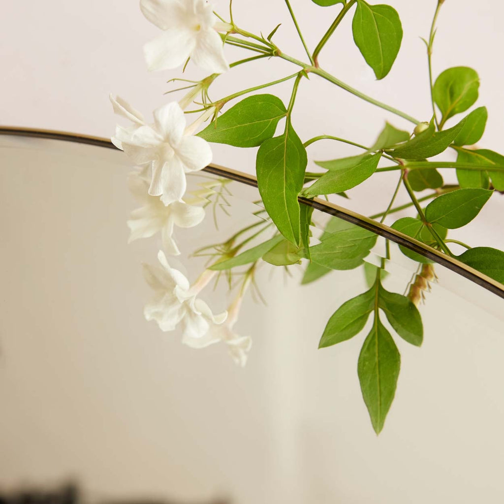 Miroir 'organique' doré