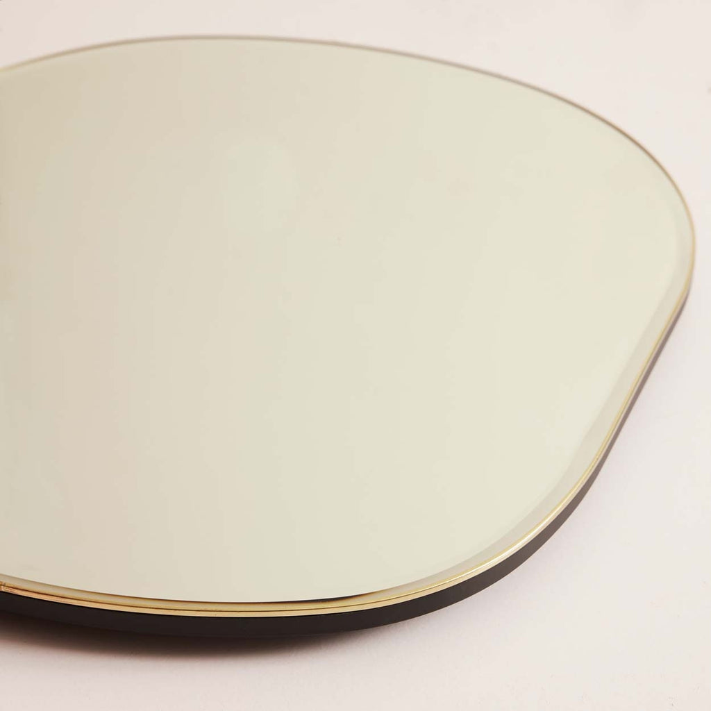 Miroir 'organique' doré