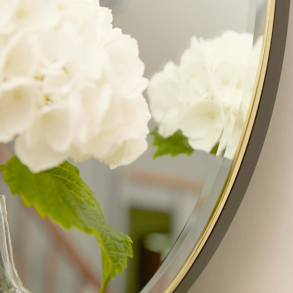 Miroir 'organique' doré