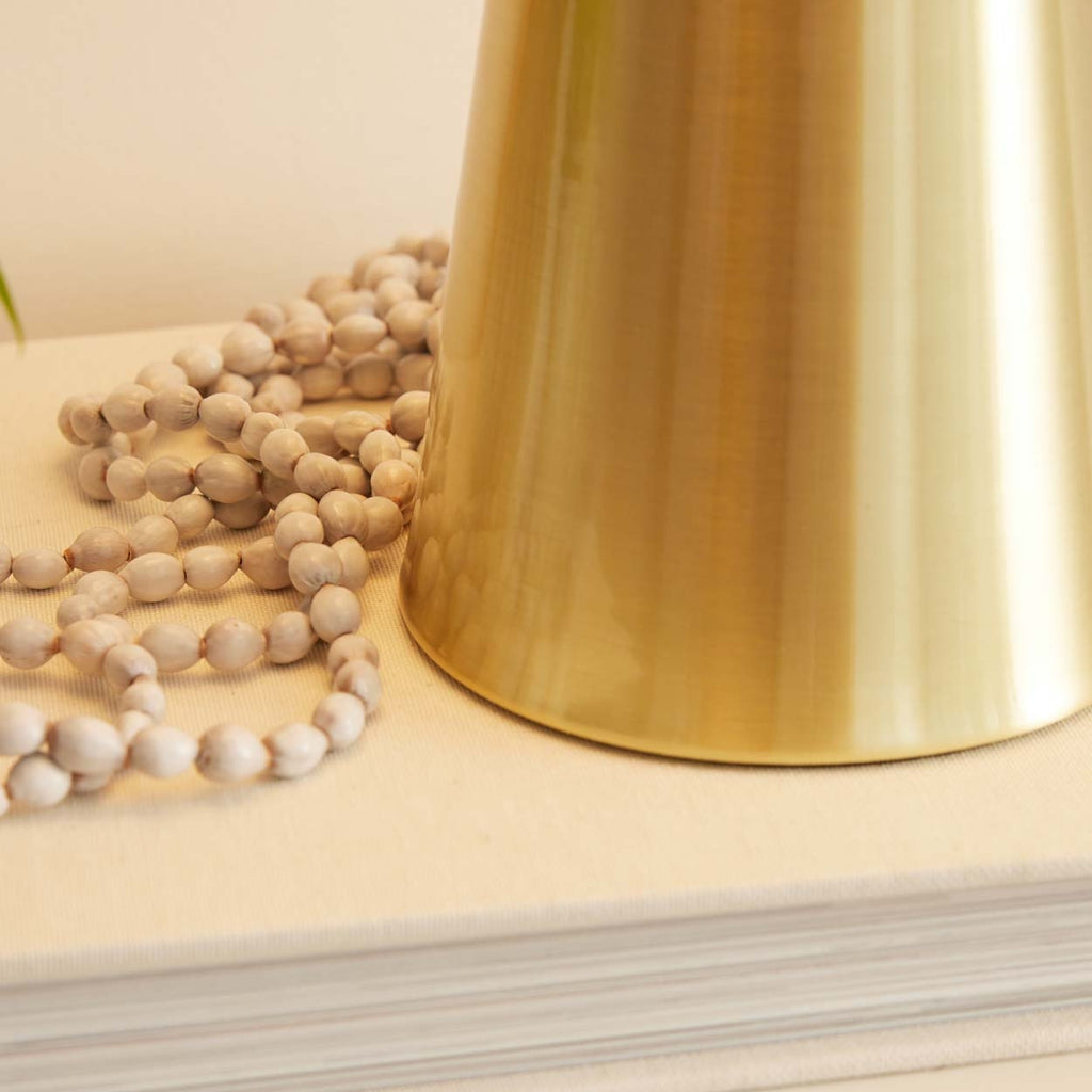 Lampe à poser Champignon dorée