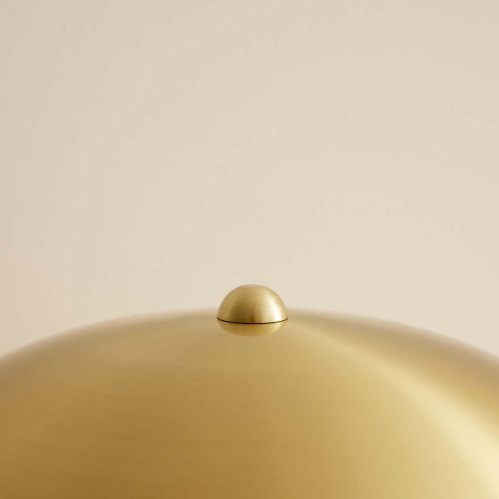 Lampe à poser Champignon dorée