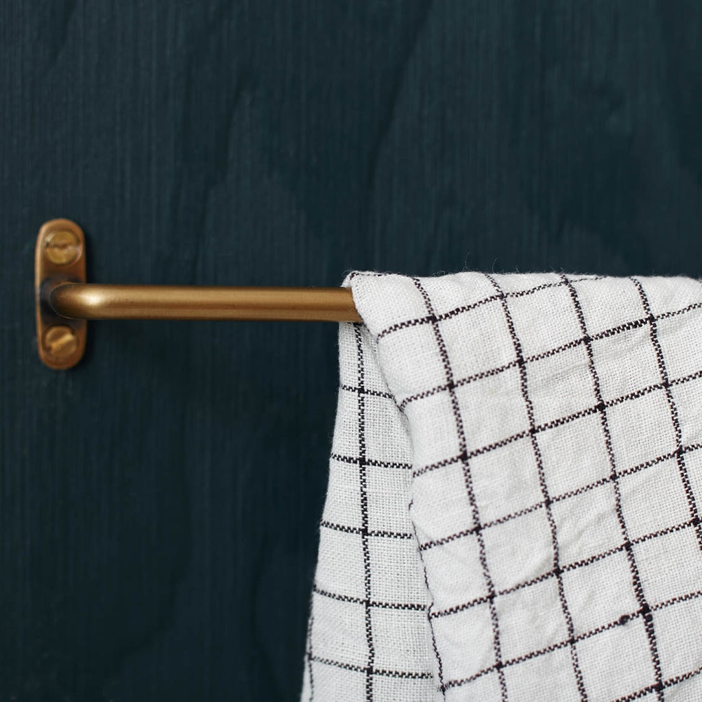 Barre porte-serviette en laiton