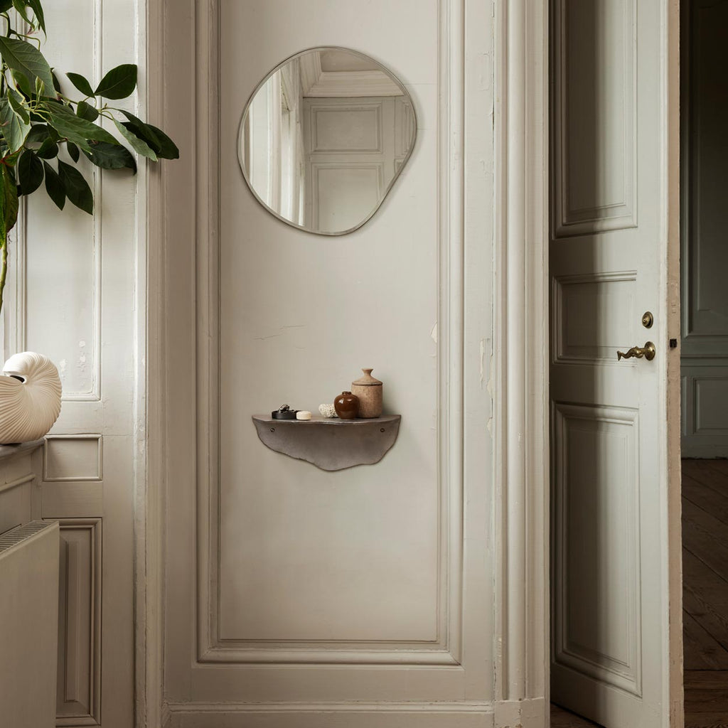 Miroir 'organique' doré