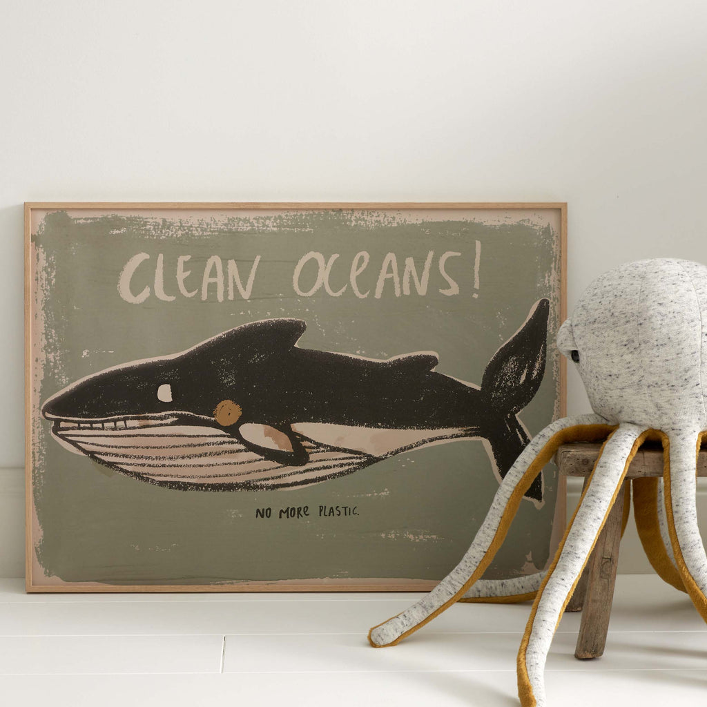 Affiche Baleine Océan