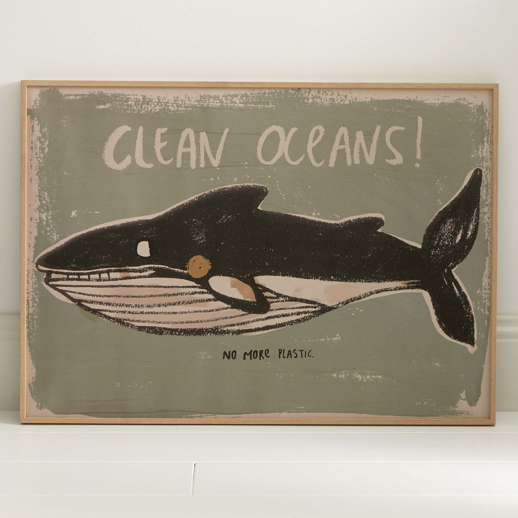 Affiche Baleine Océan