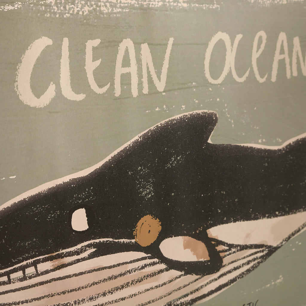 Affiche Baleine Océan