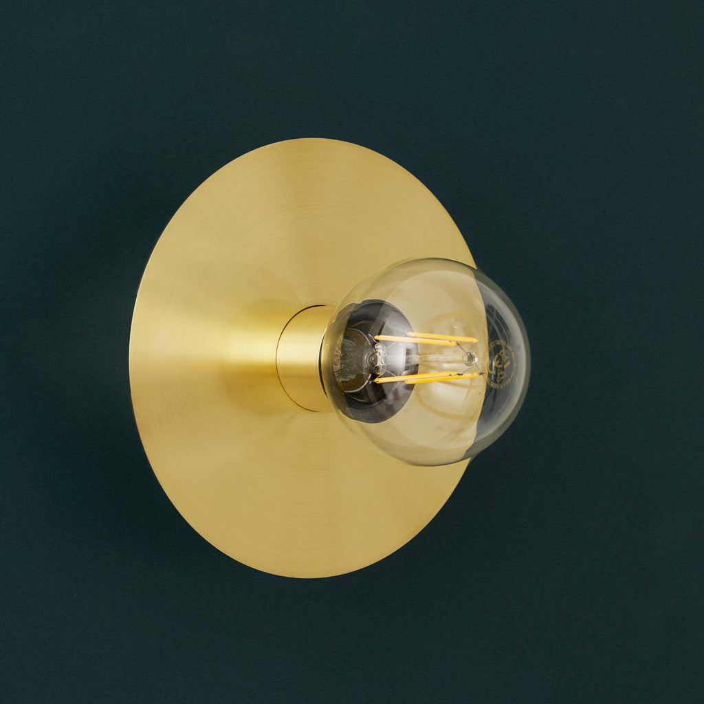 Applique Disque doré Salle d'eau
