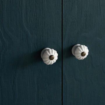 Lot de 2 Boutons-poignées en porcelaine