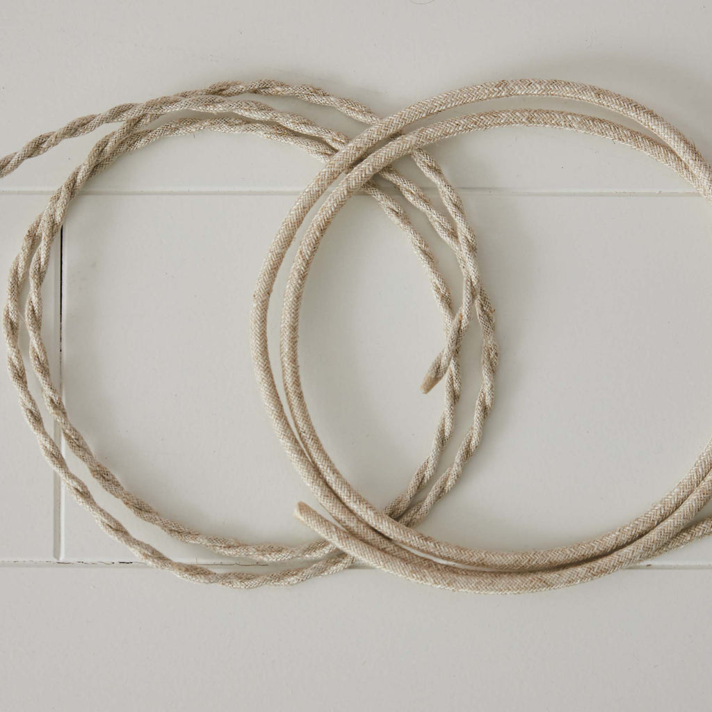Câble électrique en lin