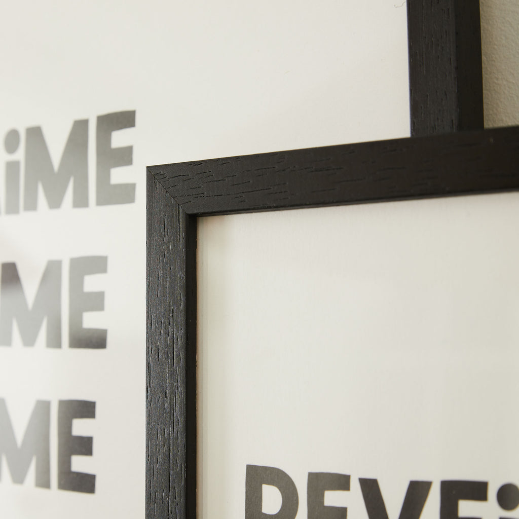 Cadre en chêne Noir