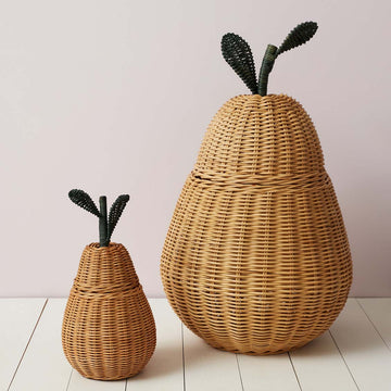 Panier tressé Poire