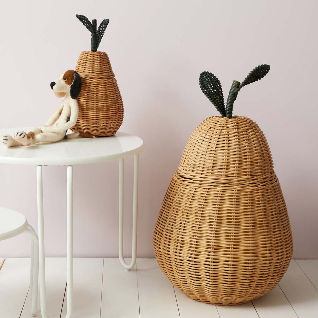 Panier tressé Poire